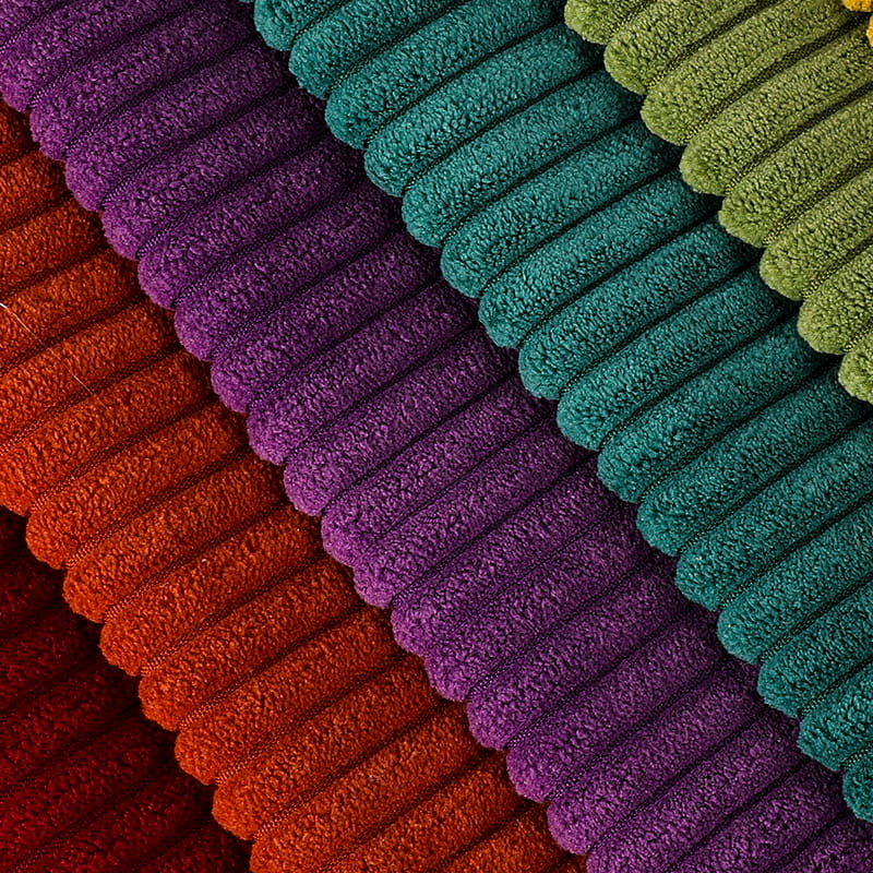 Rich textuur corduroy bank meubels stof